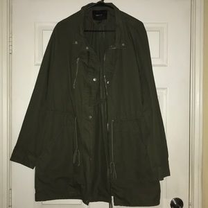 F21 Green Safari Jacket